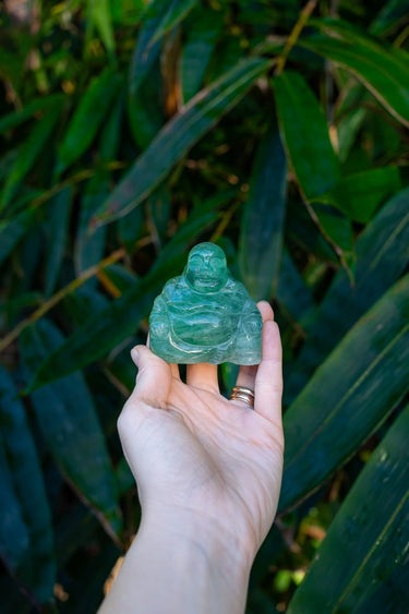 Fluorite Buddha